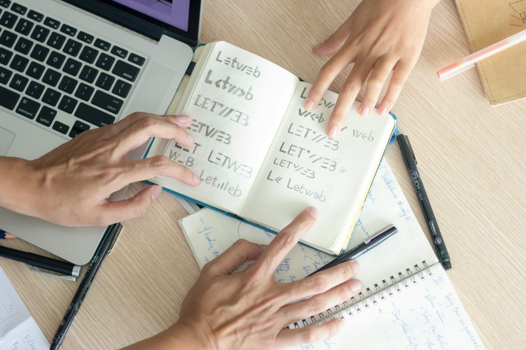 book near laptop
